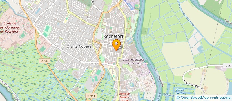 localisation de l'entreprise MONTEIL SCI  ROCHEFORT