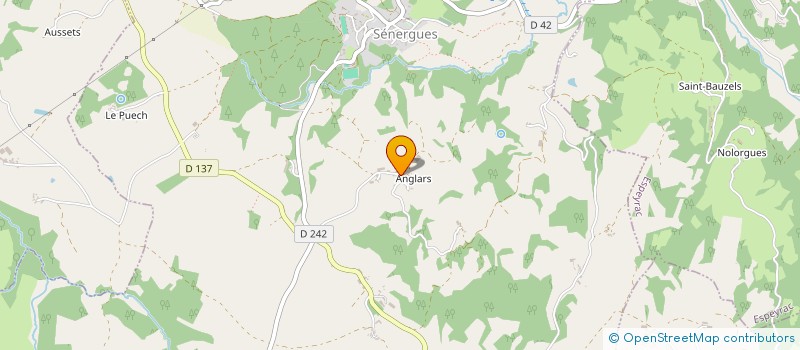 localisation de l'entreprise MONTEILLET FRERES à SENERGUES