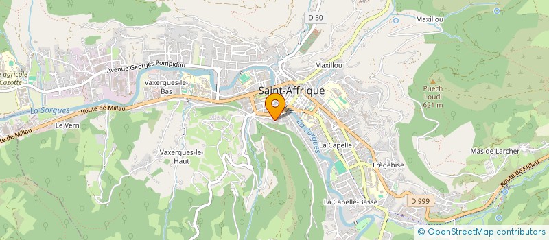 localisation de l'entreprise MONTEILS BOIS à SAINT-AFFRIQUE
