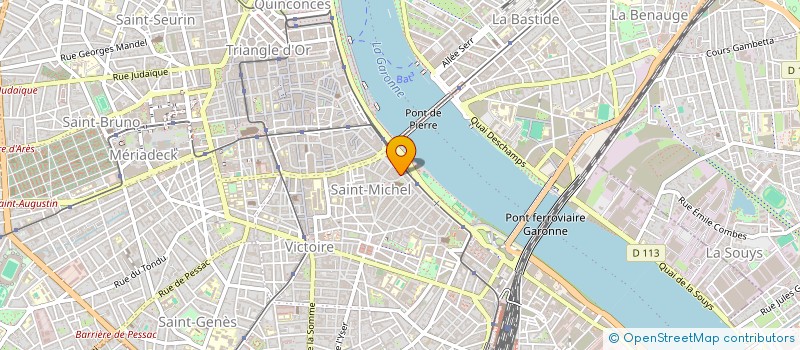 localisation de l'entreprise MONTEIRAL CORP  BORDEAUX