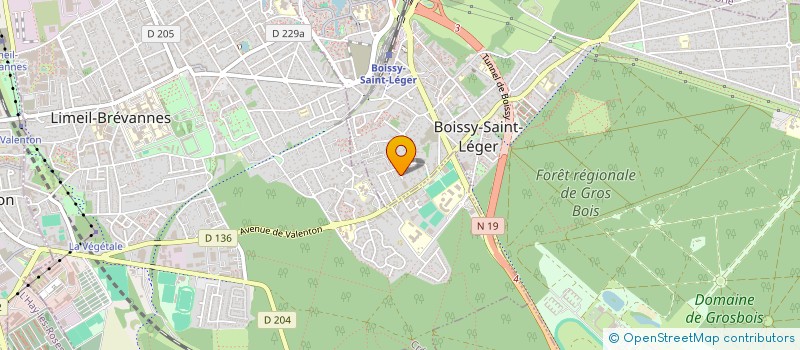 localisation de l'entreprise MONTEIRHAUT à BOISSY-SAINT-LEGER