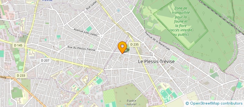 localisation de l'entreprise MONTEIRO à LE PLESSIS-TREVISE