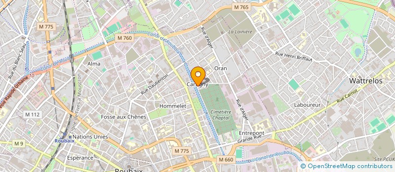 localisation de l'entreprise MONTEIRO AUTO PARTS  ROUBAIX