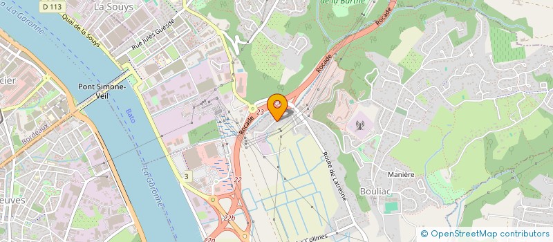 localisation de l'entreprise MONTEIRO CONSTRUCTIONS  BOULIAC