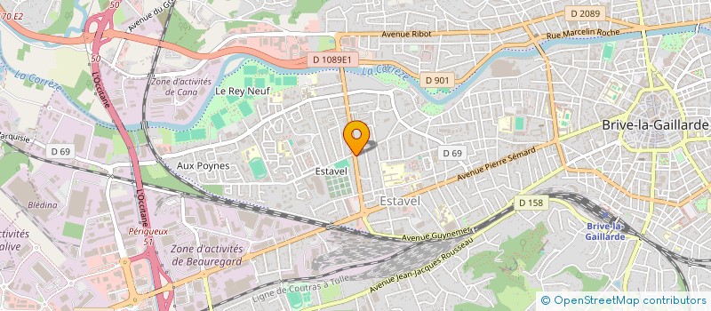 localisation de l'entreprise MONTEIRO GORCE  BRIVE-LA-GAILLARDE