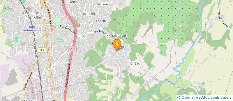 localisation de l'entreprise MONTEIRO PERE ET FILS à ROUSSILLON