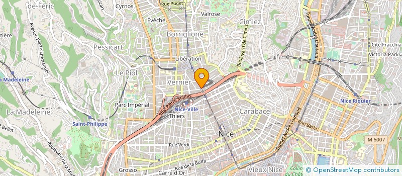 localisation de l'entreprise MONTEIRO & SEMEDO CLOISONS à NICE