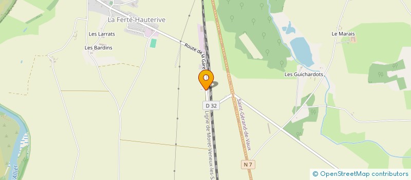 localisation de l'entreprise MONTEL  LA FERTE-HAUTERIVE