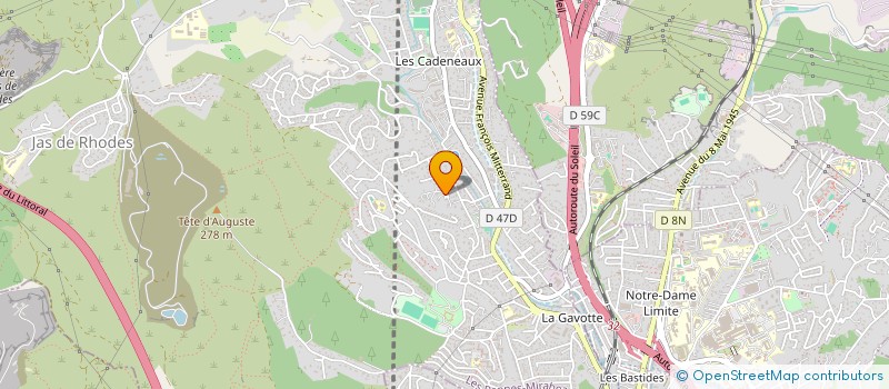 localisation de l'entreprise MONTEL IMMO à LES PENNES-MIRABEAU