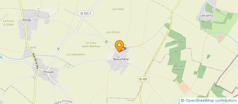 localisation de l'entreprise MONTELEC 28 à BOUTIGNY-PROUAIS