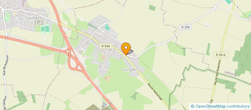 localisation de l'entreprise MONTELEC  CURGIES