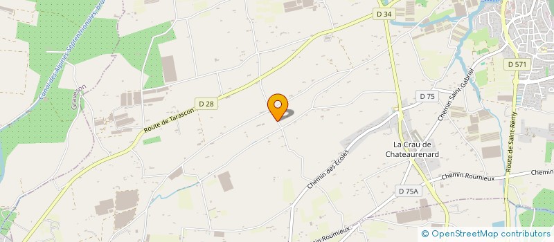 localisation de l'entreprise MONTELERY  CHATEAURENARD