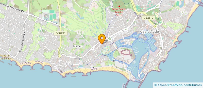 localisation de l'entreprise MONTELIMAR ASIA FOOD  AGDE