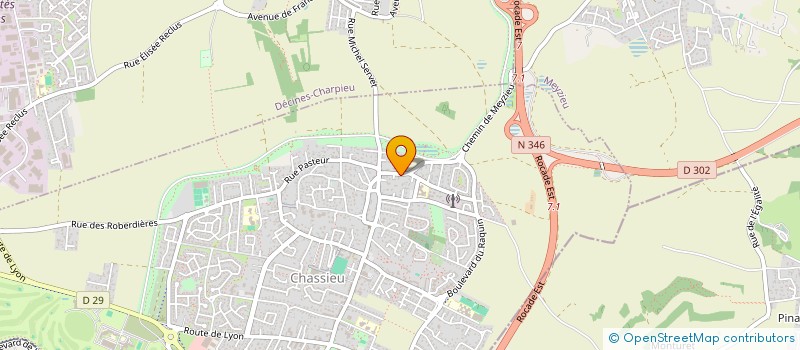 localisation de l'entreprise MONTELIMAR GOURMIER  CHASSIEU