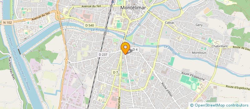localisation de l'entreprise MONTELIMAR SERHVIR  MONTELIMAR