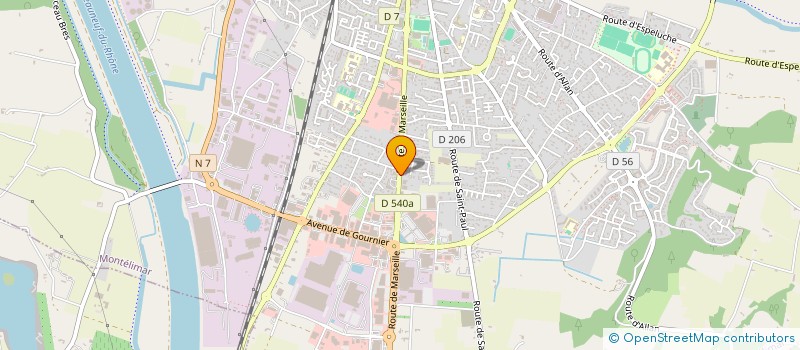 localisation de l'entreprise MONTELIMAR STORES  MONTELIMAR