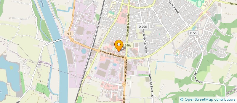localisation de l'entreprise MONTELIMAR SUD PISCINES  MONTELIMAR