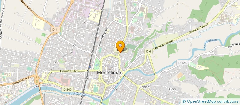 localisation de l'entreprise MONTELIMAR VOLLEY  MONTELIMAR