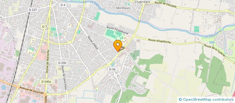 localisation de l'entreprise MONTELIMASSAGE à MONTELIMAR