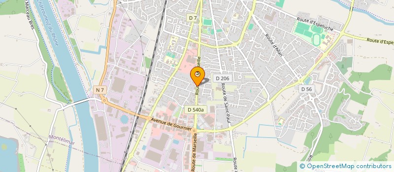 localisation de l'entreprise MONTELISEC à MONTELIMAR