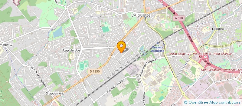 localisation de l'entreprise MONTELLINI  PESSAC