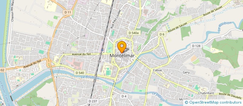 localisation de l'entreprise MONTELQIP à MONTELIMAR