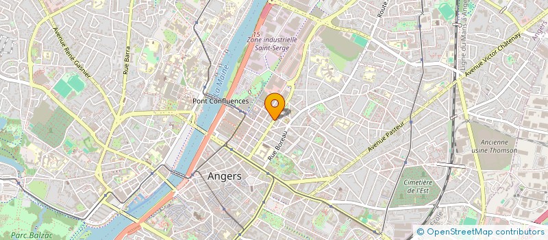localisation de l'entreprise MONTEMARIA à ANGERS