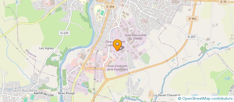 localisation de l'entreprise MONTEMBAULT-CERISIER CARRELAGE à MAYENNE