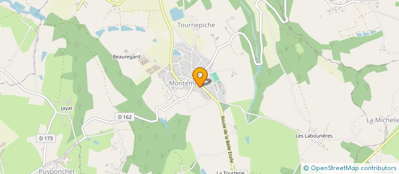 localisation de l'entreprise MONTEMBEL'VIE L'ASSOCIATION DE MONTEMBOEUF ET SES AMIS à MONTEMBŒUF