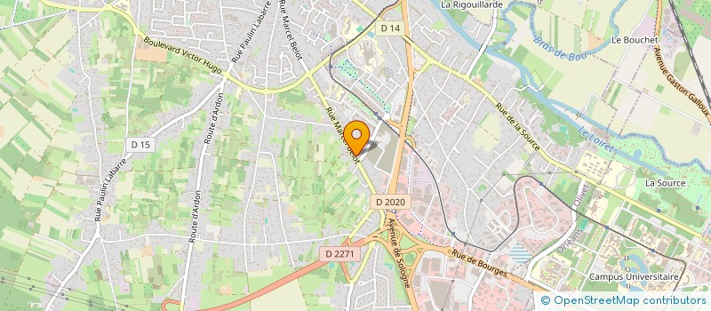 localisation de l'entreprise MONTEMER  OLIVET