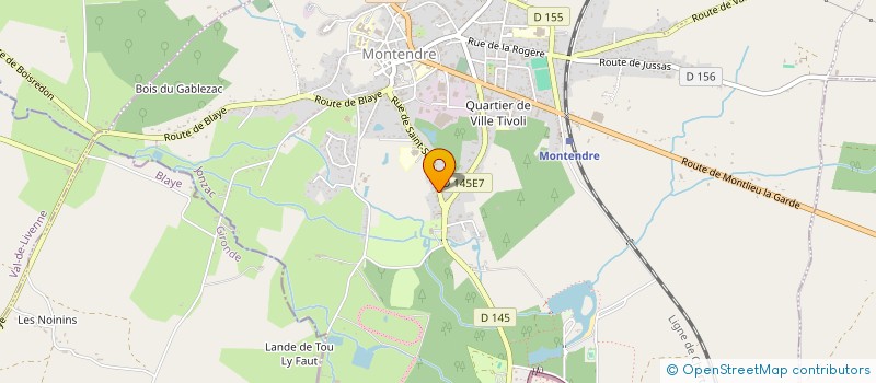 localisation de l'entreprise MONTENDRE PLAISANCE à MONTENDRE