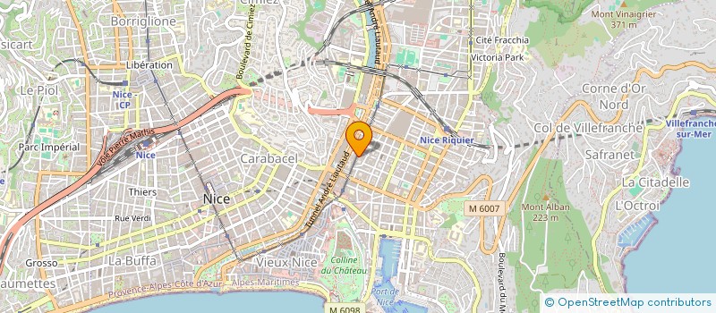 localisation de l'entreprise MONTENOT - COADY INDIVISION  NICE