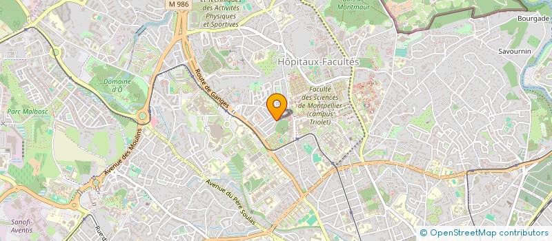 localisation de l'entreprise MONTENOT-WAGNER à MONTPELLIER