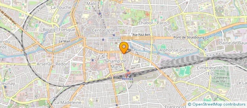 localisation de l'entreprise MONTEPEGO à RENNES
