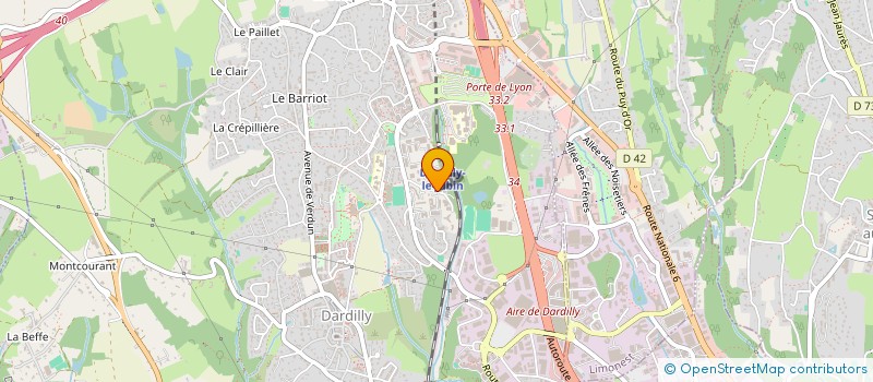 localisation de l'entreprise MONTEPY IMMO  DARDILLY