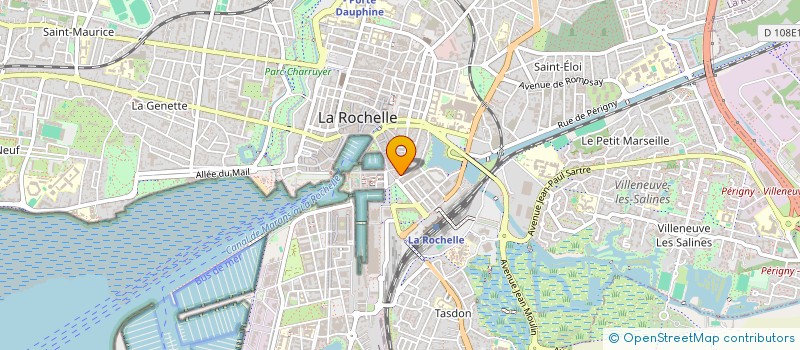 localisation de l'entreprise MONTER DISTRIBUTION à LA ROCHELLE