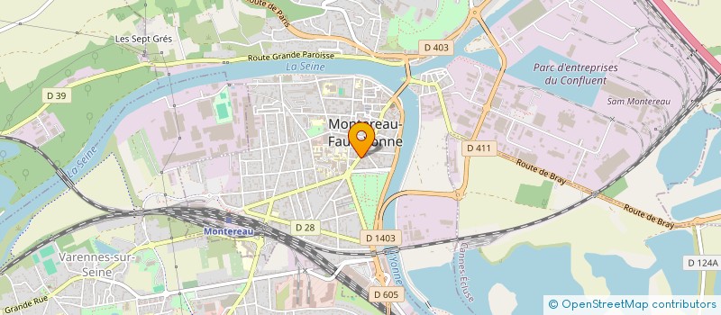 localisation de l'entreprise MONTEREAU à MONTEREAU-FAULT-YONNE