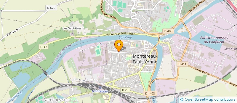 localisation de l'entreprise MONTEREAU AFFAIRES  MONTEREAU-FAULT-YONNE