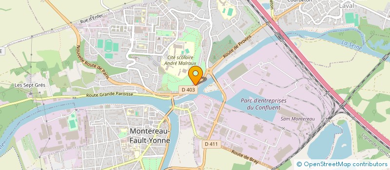 localisation de l'entreprise MONTEREAU AUTOMATISMES  MONTEREAU-FAULT-YONNE