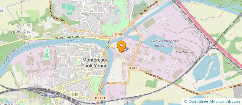 localisation de l'entreprise MONTEREAU IMMOBILIER FRANCAIS à MONTEREAU-FAULT-YONNE