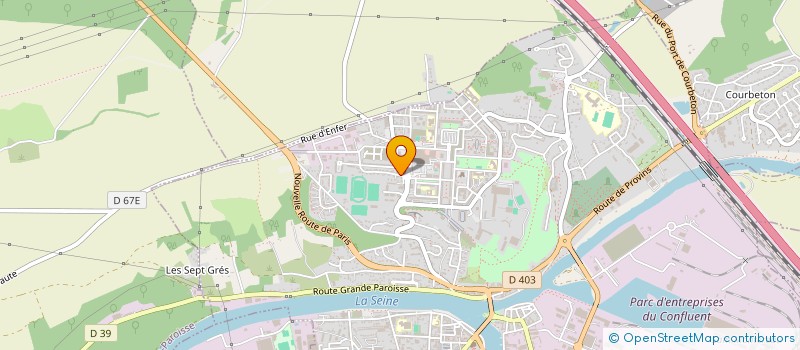 localisation de l'entreprise MONTEREAU SERVICE INFORMATIQUE  MONTEREAU-FAULT-YONNE