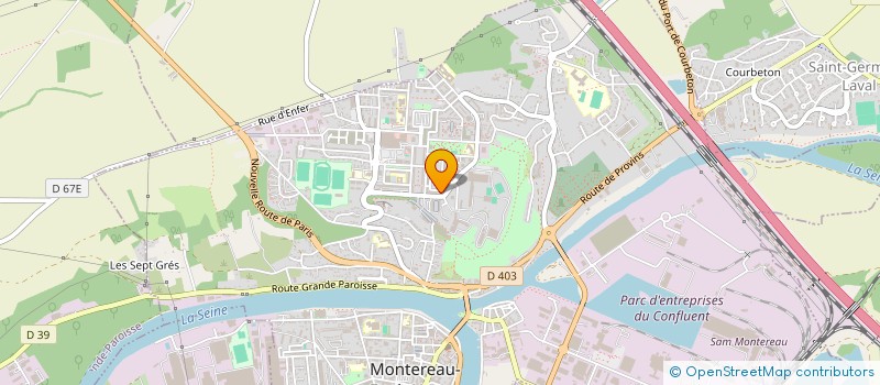 localisation de l'entreprise MONTEREAU STUDIO  MONTEREAU-FAULT-YONNE