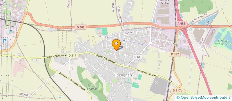 localisation de l'entreprise MONTERO INVEST  PUSIGNAN