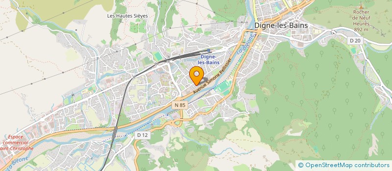 localisation de l'entreprise MONTEROSSO à DIGNE-LES-BAINS