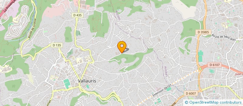 localisation de l'entreprise MONTEROSSO BOULANGERIE PATISSERIE  VALLAURIS