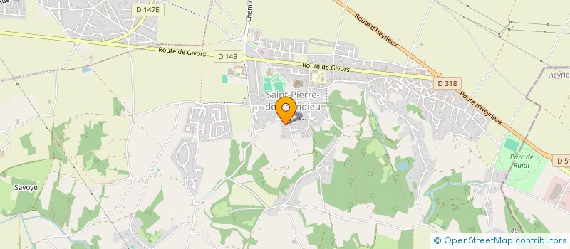 localisation de l'entreprise MONTERREY  SAINT-PIERRE-DE-CHANDIEU