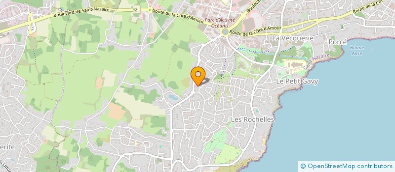localisation de l'entreprise MONTERRIN à SAINT-NAZAIRE
