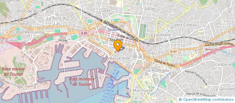 localisation de l'entreprise #MONTESANTOS  TOULON