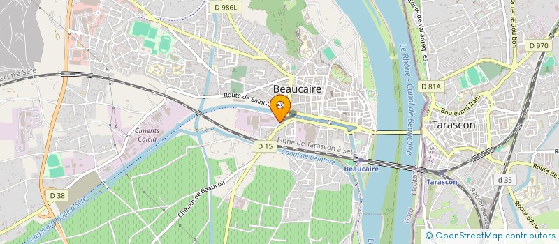 localisation de l'entreprise MONTESINOS BATIMENT à BEAUCAIRE