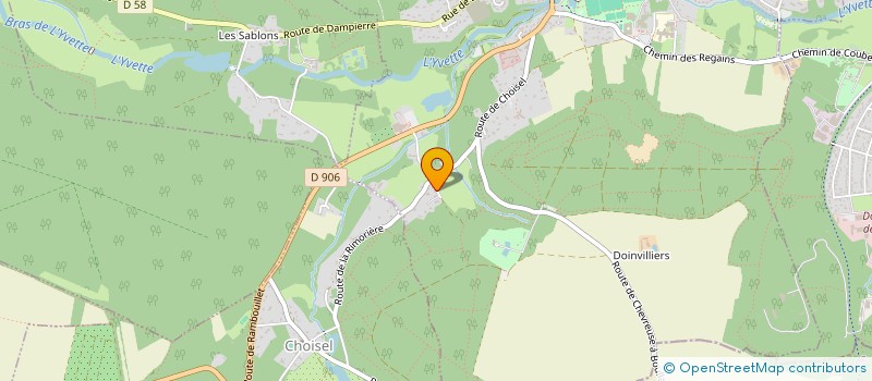 localisation de l'entreprise MONTESPAN  CHEVREUSE